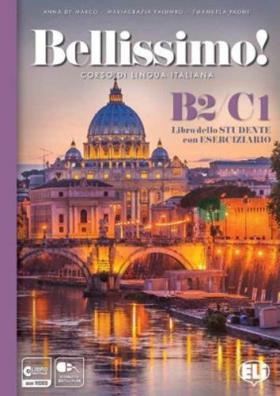 Bellissimo libro dello studente con eserciziario + cd audio b2 - c1