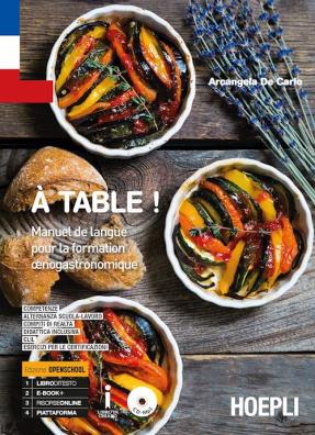 A table manuel de langue pour la formation enogastronomique + cd - audio