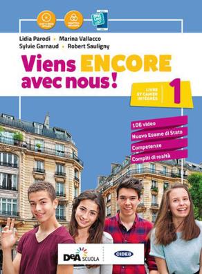 Viens encore avec nous livre et cahier + cartes + esame di stato + dvd 3