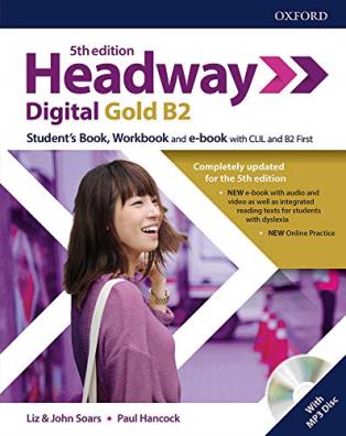 Headway digital gold sb/wb without key + cd b2