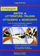 Sintesi di letteratura italiana ottocento e novecento