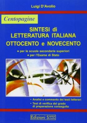 Sintesi di letteratura italiana ottocento e novecento