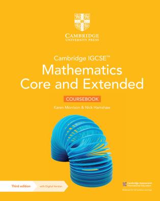 Cambridge igcse mathematics coursebook core and extended