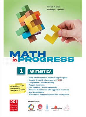 Math in progress aritmetica + geometria + quaderno operativo 1