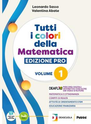 Tutti i colori della matemtica edizione pro  + quaderno 1