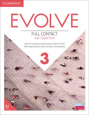 Evolve full contact. sb + wb video resource book con dvd 3