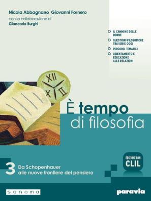 Tempo di filosofia edizione con clil da schopenhauer alle nuove frontiere del pensiero + philosophy in english 3