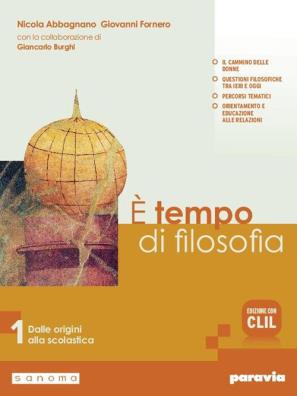 Tempo di filosofia edizione con clil dalle origini alla scolastica + quaderno del sapere filosofico + philosophy in english 1