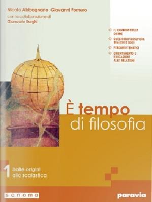 Tempo di filosofia dalle origini alla scolastica + quaderno del sapere filosofico 1