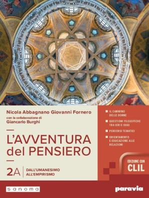 Avventura del pensiero edizione clil a + b + philosophy in english 2