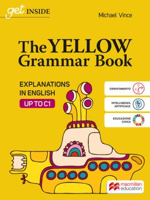 The yellow grammar book with explanations in english. up to c1 u