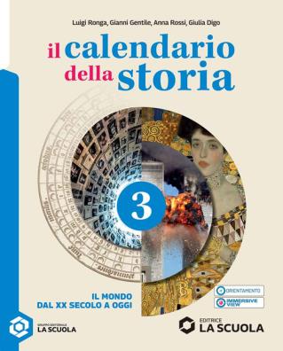 Calendario della storia il mondo dal xx secolo ad oggi + pianeta blu 3