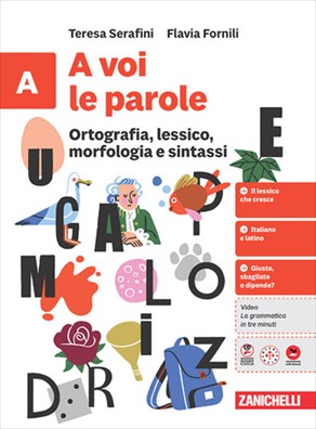 A voi le parole ortografia, lessico, morfologia e sintassi a