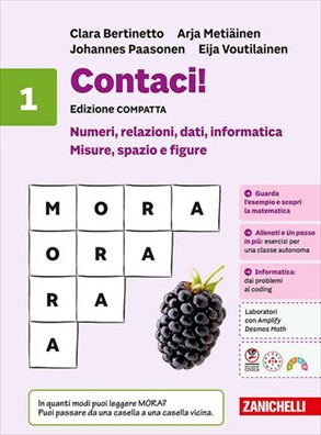 Contaci ediz compatta numeri, relazioni, dati, informatica + misure, spazio e figure + tavole numeriche 1
